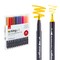 KINGART® PRO Twin-Tip™ 445 Series Brush Pen Art Markers, Set of 24 Unique & Vivid Colors